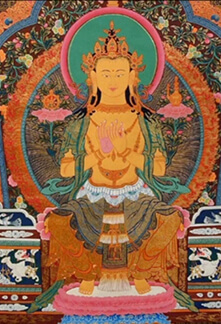 弥勒菩萨(又名强巴佛，未来佛。)